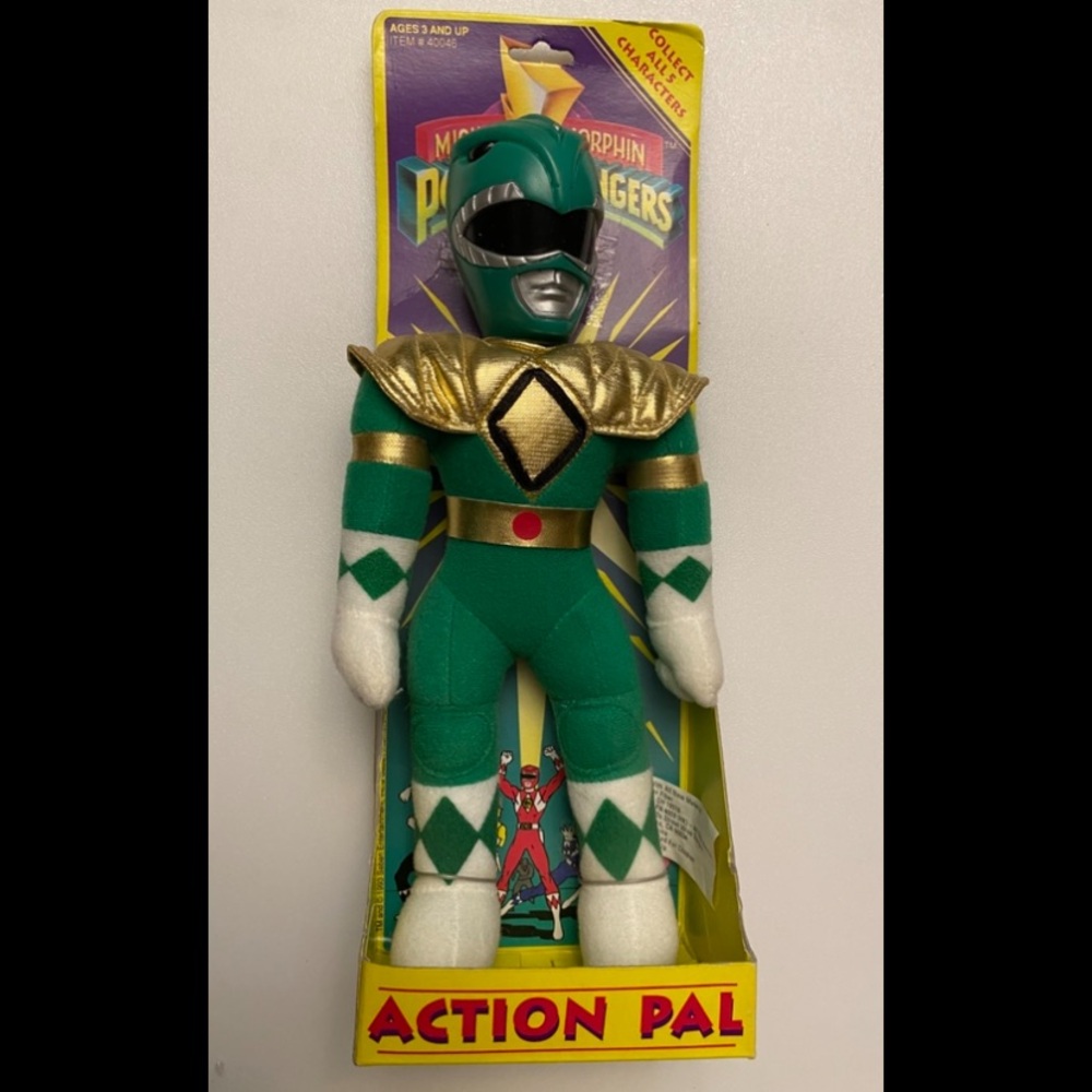 Power Ranger Green and Gold Action Pal